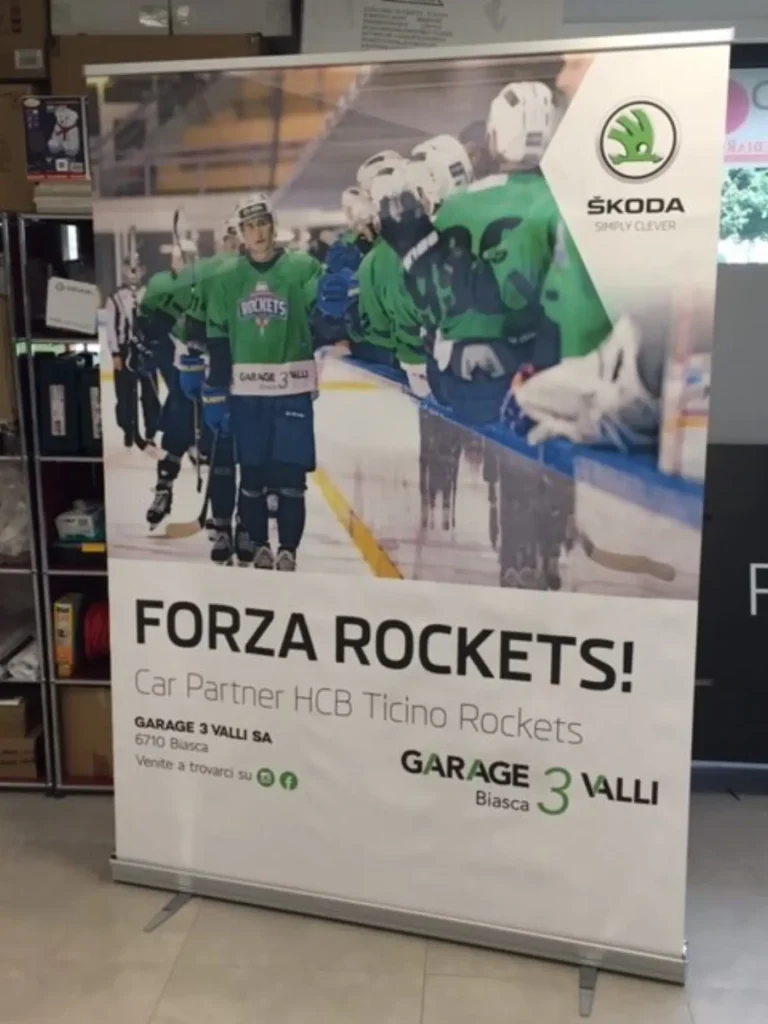 Roll-up sponsor sportivo