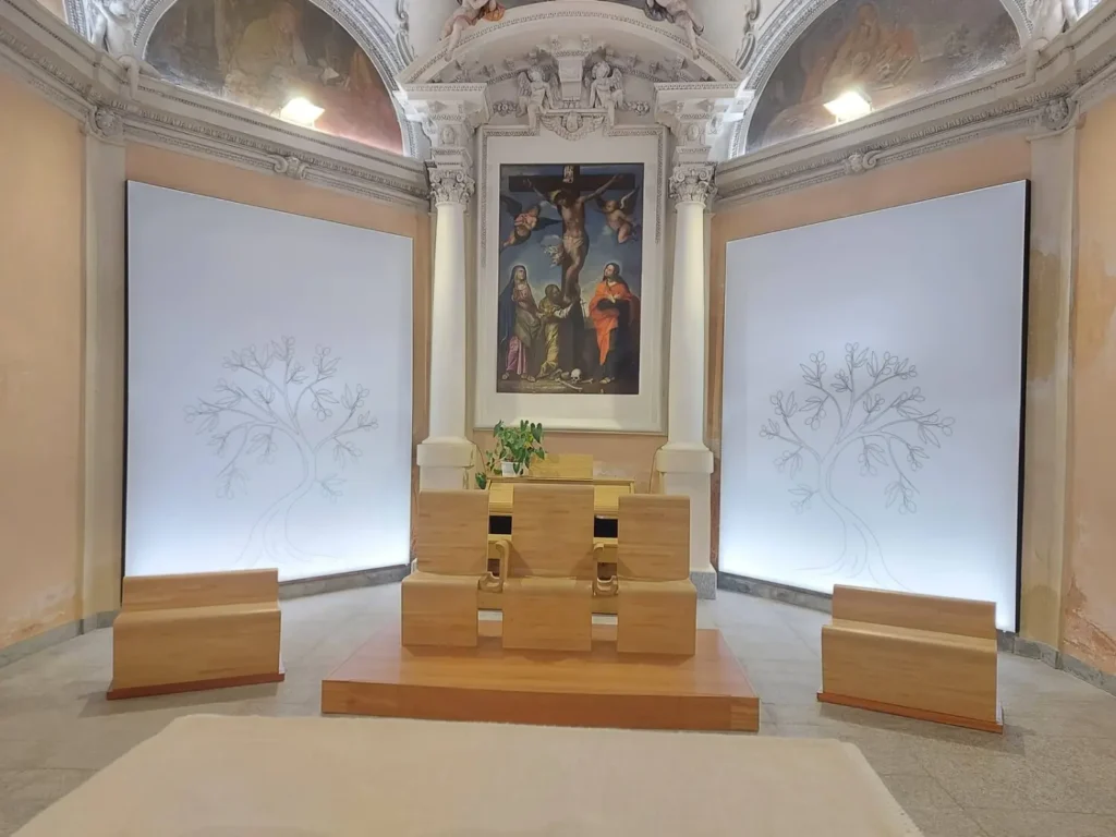 Allestimento decorativo cappella